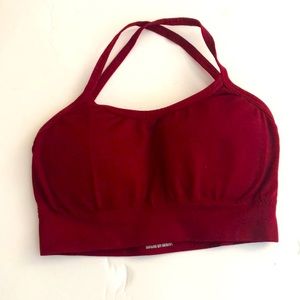 Sports Bra Womens Bra Unbranded SZ XS Red